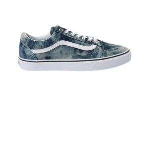 Vans Old Skool Sneaker in Denim Blue with White Stripe